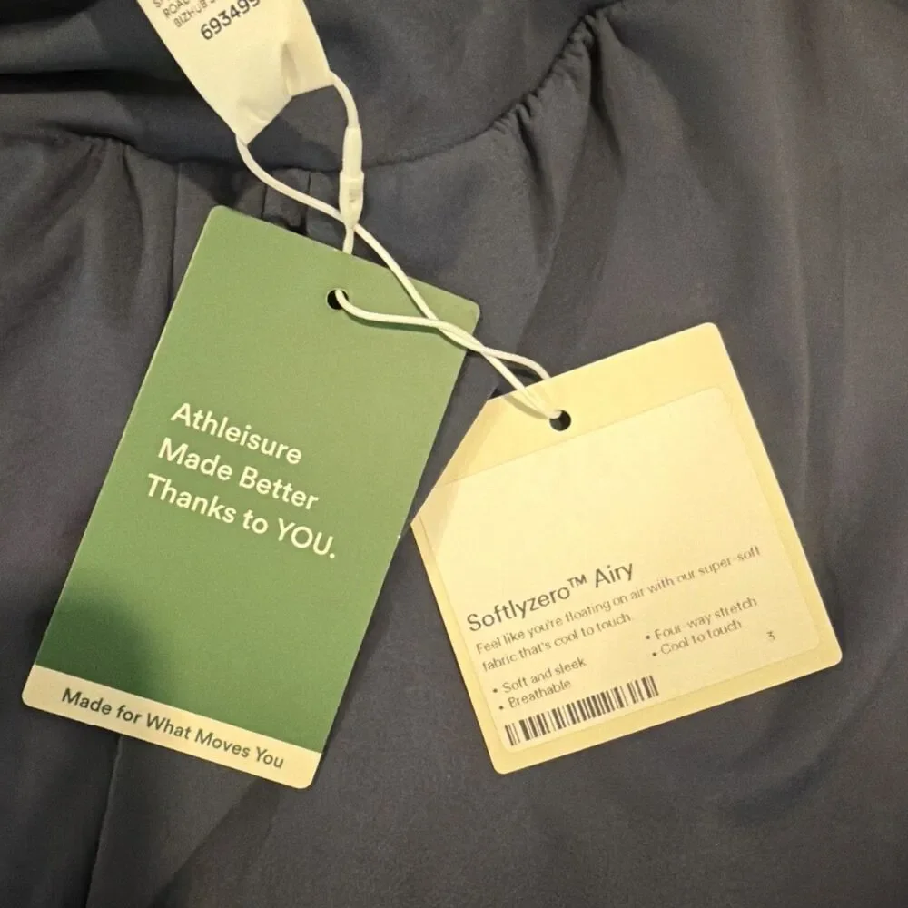 NWT Halara SoftlyZero Airy Super High Waist 2-in-1 Cool Touch Yoga Short Navy M